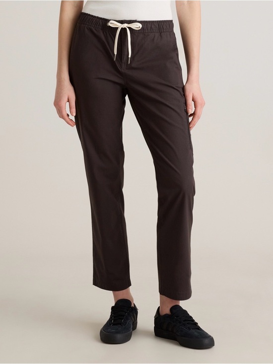 Quince Pants - Quince Organic Stretch Ripstop Straight Pants in Steel